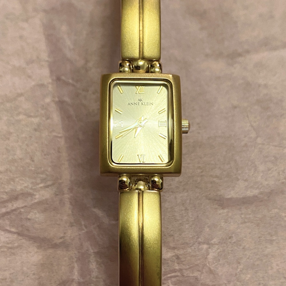 Anne Klein gold watch